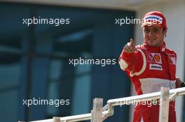 27.08.2006 Istanbul, Turkey,  Felipe Massa (BRA), Scuderia Ferrari wins his 1st race - Formula 1 World Championship, Rd 14, Turkish Grand Prix, Sunday Podium