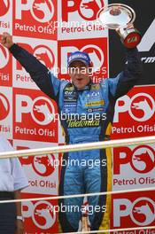 27.08.2006 Istanbul, Turkey,  2nd, Fernando Alonso (ESP), Renault F1 Team -  Formula 1 World Championship, Rd 14, Turkish Grand Prix, Sunday Podium