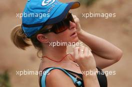 26.08.2006 Istanbul, Turkey,  A girl at the circuit - Formula 1 World Championship, Rd 14, Turkish Grand Prix, Saturday