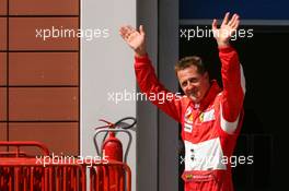 26.08.2006 Istanbul, Turkey,  Michael Schumacher (GER), Scuderia Ferrari gets 2nd place - Formula 1 World Championship, Rd 14, Turkish Grand Prix, Saturday Qualifying