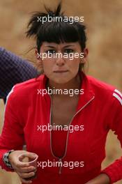 26.08.2006 Istanbul, Turkey,  A girl at the circuit - Formula 1 World Championship, Rd 14, Turkish Grand Prix, Saturday