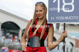 26.08.2006 Istanbul, Turkey,  Girl Girls Lady Ladies Women Babe Babes Chick Chicks - Formula 1 World Championship, Rd 14, Turkish Grand Prix, Saturday