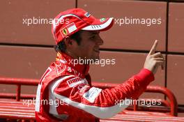 26.08.2006 Istanbul, Turkey,  Pole Position, Felipe Massa (BRA), Scuderia Ferrari - Formula 1 World Championship, Rd 14, Turkish Grand Prix, Saturday Qualifying