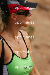 26.08.2006 Istanbul, Turkey,  A girl at the circuit - Formula 1 World Championship, Rd 14, Turkish Grand Prix, Saturday