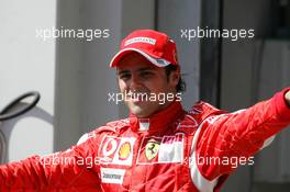 26.08.2006 Istanbul, Turkey,  Pole Position,  Felipe Massa (BRA), Scuderia Ferrari - Formula 1 World Championship, Rd 14, Turkish Grand Prix, Saturday Qualifying