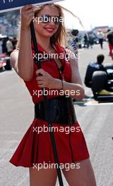 26.08.2006 Istanbul, Turkey,  Grid Girl - Formula 1 World Championship, Rd 14, Turkish Grand Prix, Saturday
