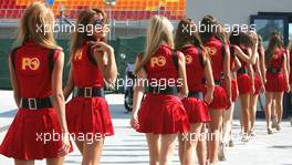 26.08.2006 Istanbul, Turkey,  Girl Girls Lady Ladies Women Babe Babes Chick Chicks - Formula 1 World Championship, Rd 14, Turkish Grand Prix, Saturday