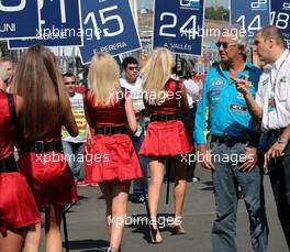 26.08.2006 Istanbul, Turkey,  Flavio Briatore (ITA), Renault F1 Team, Team Chief, Managing Director watching the Grid Girl s - Formula 1 World Championship, Rd 14, Turkish Grand Prix, Saturday