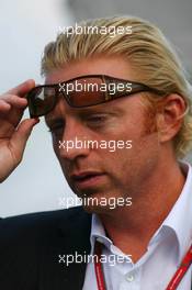 26.08.2006 Istanbul, Turkey,  Boris Becker (GER) - Formula 1 World Championship, Rd 14, Turkish Grand Prix, Saturday