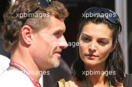 27.08.2006 Istanbul, Turkey,  Karen Minier (FRA), fiancee of David Coulthard (GBR), Red Bull Racing - Formula 1 World Championship, Rd 14, Turkish Grand Prix, Sunday