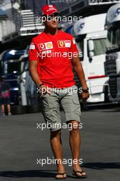 24.08.2006 Istanbul, Turkey,  Michael Schumacher (GER), Scuderia Ferrari - Formula 1 World Championship, Rd 14, Turkish Grand Prix, Thursday