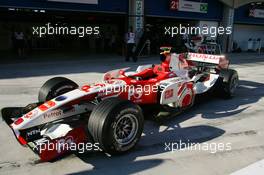 24.08.2006 Istanbul, Turkey,  Honda Racing F1 Team, RA106, Petrol Ofisi, Sponsorship - Formula 1 World Championship, Rd 14, Turkish Grand Prix, Thursday