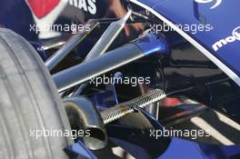 24.08.2006 Istanbul, Turkey,  Williams F1 Team, FW28 Cosworth, Suspension detail - Formula 1 World Championship, Rd 14, Turkish Grand Prix, Thursday