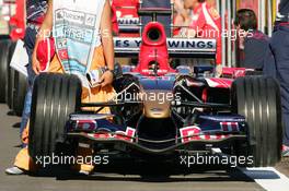 24.08.2006 Istanbul, Turkey,  Car of Vitantonio Liuzzi (ITA), Scuderia Toro Rosso, STR01 - Formula 1 World Championship, Rd 14, Turkish Grand Prix, Thursday