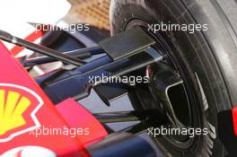 24.08.2006 Istanbul, Turkey,  Scuderia Ferrari, 248 F1, Suspension detail - Formula 1 World Championship, Rd 14, Turkish Grand Prix, Thursday