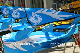 24.08.2006 Istanbul, Turkey,  Renault F1 Team, Engine Cover - Formula 1 World Championship, Rd 14, Turkish Grand Prix, Thursday