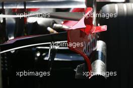 24.08.2006 Istanbul, Turkey,  Scuderia Ferrari, 248 F1, Front wing end-plate detail - Formula 1 World Championship, Rd 14, Turkish Grand Prix, Thursday