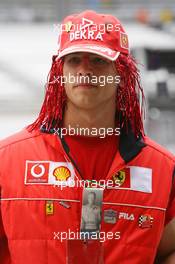 30.06.2006 Indianapolis, USA,  Scuderia Ferrari fan,  Formula 1 World Championship, Rd 10, United States Grand Prix, Friday