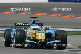 30.06.2006 Indianapolis, USA,  Fernando Alonso (ESP), Renault F1 Team, R26 - Formula 1 World Championship, Rd 10, United States Grand Prix, Friday Practice