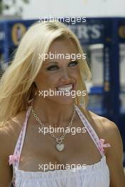 30.06.2006 Indianapolis, USA,  Model Bridget Lee - Formula 1 World Championship, Rd 10, United States Grand Prix, Friday