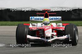 30.06.2006 Indianapolis, USA,  Ralf Schumacher (GER), Toyota Racing, TF106 - Formula 1 World Championship, Rd 10, United States Grand Prix, Friday Practice