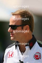 30.06.2006 Indianapolis, USA,  Rubens Barrichello (BRA), Honda Racing F1 Team - Formula 1 World Championship, Rd 10, United States Grand Prix, Friday