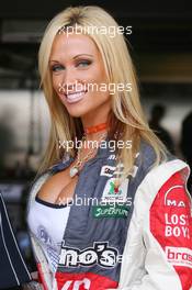 30.06.2006 Indianapolis, USA,  Model, Bridget Lee - Formula 1 World Championship, Rd 10, United States Grand Prix, Friday Practice