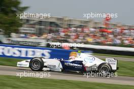 30.06.2006 Indianapolis, USA,  Robert Kubica (POL), Test Driver, BMW Sauber F1 Team, F1.06 - Formula 1 World Championship, Rd 10, United States Grand Prix, Friday Practice