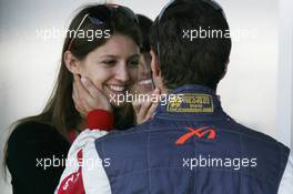 30.06.2006 Indianapolis, USA,  Tiago Monteiro (POR), Midland MF1 Racing and his girlfriend - Formula 1 World Championship, Rd 10, United States Grand Prix, Friday