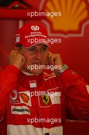 30.06.2006 Indianapolis, USA,  Michael Schumacher (GER), Scuderia Ferrari - Formula 1 World Championship, Rd 10, United States Grand Prix, Friday Practice