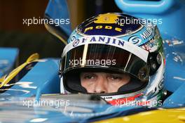 30.06.2006 Indianapolis, USA,  Giancarlo Fisichella (ITA), Renault F1 Team - Formula 1 World Championship, Rd 10, United States Grand Prix, Friday Practice