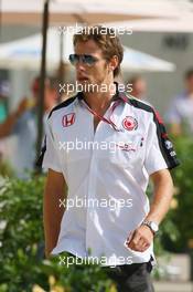 30.06.2006 Indianapolis, USA,  Jenson Button (GBR), Honda Racing F1 Team - Formula 1 World Championship, Rd 10, United States Grand Prix, Friday