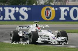30.06.2006 Indianapolis, USA,  Robert Kubica (POL), Test Driver, BMW Sauber F1 Team, F1.06 - Formula 1 World Championship, Rd 10, United States Grand Prix, Friday Practice
