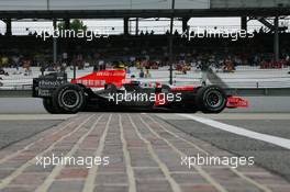 30.06.2006 Indianapolis, USA,  Giorgio Mondini (SUI), Test Driver, Midland MF1 Racing, Toyota M16 - Formula 1 World Championship, Rd 10, United States Grand Prix, Friday Practice