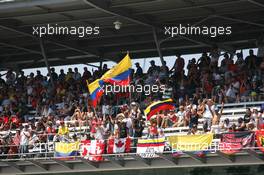 30.06.2006 Indianapolis, USA,  Fans in the grandstand - Formula 1 World Championship, Rd 10, United States Grand Prix, Friday Practice