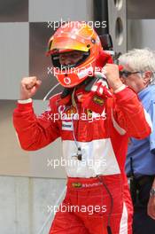 02.07.2006 Indianapolis, USA,  Michael Schumacher (GER), Scuderia Ferrari 1st place - Formula 1 World Championship, Rd 10, United States Grand Prix, Sunday Podium