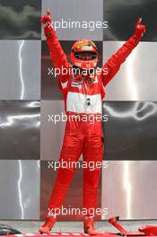 02.07.2006 Indianapolis, USA,  Michael Schumacher (GER), Scuderia Ferrari - Formula 1 World Championship, Rd 10, United States Grand Prix, Sunday Podium