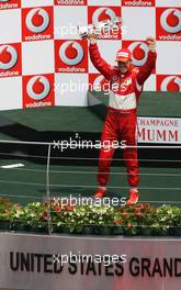 02.07.2006 Indianapolis, USA,  Michael Schumacher (GER), Scuderia Ferrari - Formula 1 World Championship, Rd 10, United States Grand Prix, Sunday Podium