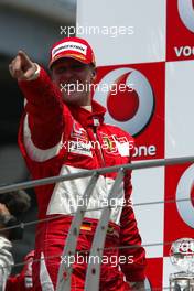 02.07.2006 Indianapolis, USA,  Michael Schumacher (GER), Scuderia Ferrari - Formula 1 World Championship, Rd 10, United States Grand Prix, Sunday Podium