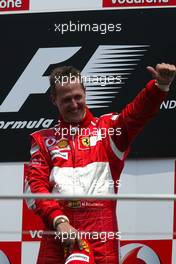 02.07.2006 Indianapolis, USA,  Michael Schumacher (GER), Scuderia Ferrari - Formula 1 World Championship, Rd 10, United States Grand Prix, Sunday Podium