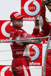 02.07.2006 Indianapolis, USA,  Michael Schumacher (GER), Scuderia Ferrari - Formula 1 World Championship, Rd 10, United States Grand Prix, Sunday Podium