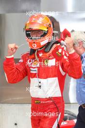 02.07.2006 Indianapolis, USA,  Michael Schumacher (GER), Scuderia Ferrari 1st place - Formula 1 World Championship, Rd 10, United States Grand Prix, Sunday Podium