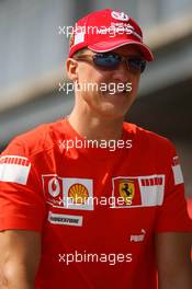 29.06.2006 Indianapolis, USA,  Michael Schumacher (GER), Scuderia Ferrari - Formula 1 World Championship, Rd 10, United States Grand Prix, Thursday