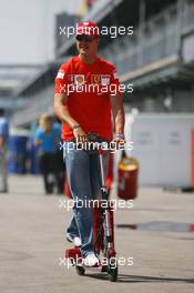 29.06.2006 Indianapolis, USA,  Michael Schumacher (GER), Scuderia Ferrari - Formula 1 World Championship, Rd 10, United States Grand Prix, Thursday