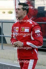 02.02.2006 Valencia, Spain,  Michael Schumacher (GER), Scuderia Ferrari - Formula One Testing, Circuito Ricardo Tormo (ESP)