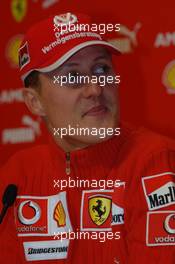 12.01.2006 MADONNA DI CAMPIGLIO, ITALY, MICHAEL SCHUMACHER (GER), SCUDERIA FERRARI - WROOOM 2006, 16TH ANNUAL SKI PRESS MEETING - WWW.XPB.CC, EMAIL: INFO@XPB.CC - COPY OF PUBLICATION REQUIRED FOR PRINTED PICTURES. c COPYRIGHT: J.TOWNSEND / XPB.CC - NOT FOR UK MARKET -