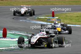 20.05.2006 Oschersleben, Germany,  Kohei Hirate (JPN), Manor Motorsport, Dallara F305 Mercedes, leads Sebastian Vettel (GER), ASM Formula 3, Dallara F305 Mercedes - F3 Euro Series 2006 at Motorsport Arena Oschersleben