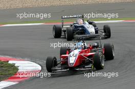 19.08.2006 Nürburg, Germany,  Richard Antinucci (USA), HBR Motorsport, Dallara F305 Mercedes, in front of Kamui Kobayashi (JPN), ASM Formula 3, Dallara F305 Mercedes - F3 Euro Series 2006 at Nürburgring