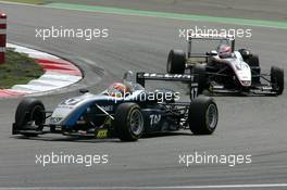 19.08.2006 Nürburg, Germany,  Kamui Kobayashi (JPN), ASM Formula 3, Dallara F305 Mercedes, in front of Kazuki Nakajima (JPN), Manor Motorsport, Dallara F305 Mercedes - F3 Euro Series 2006 at Nürburgring