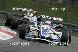20.08.2006 Nürburg, Germany,  Alejandro Nunez (ESP), Prema Powerteam, Dallara F306 Mercedes, ahead of Esteban Guerrieri (ARG), Manor Motorsport, Dallara F305 Mercedes - F3 Euro Series 2006 at Nürburgring
